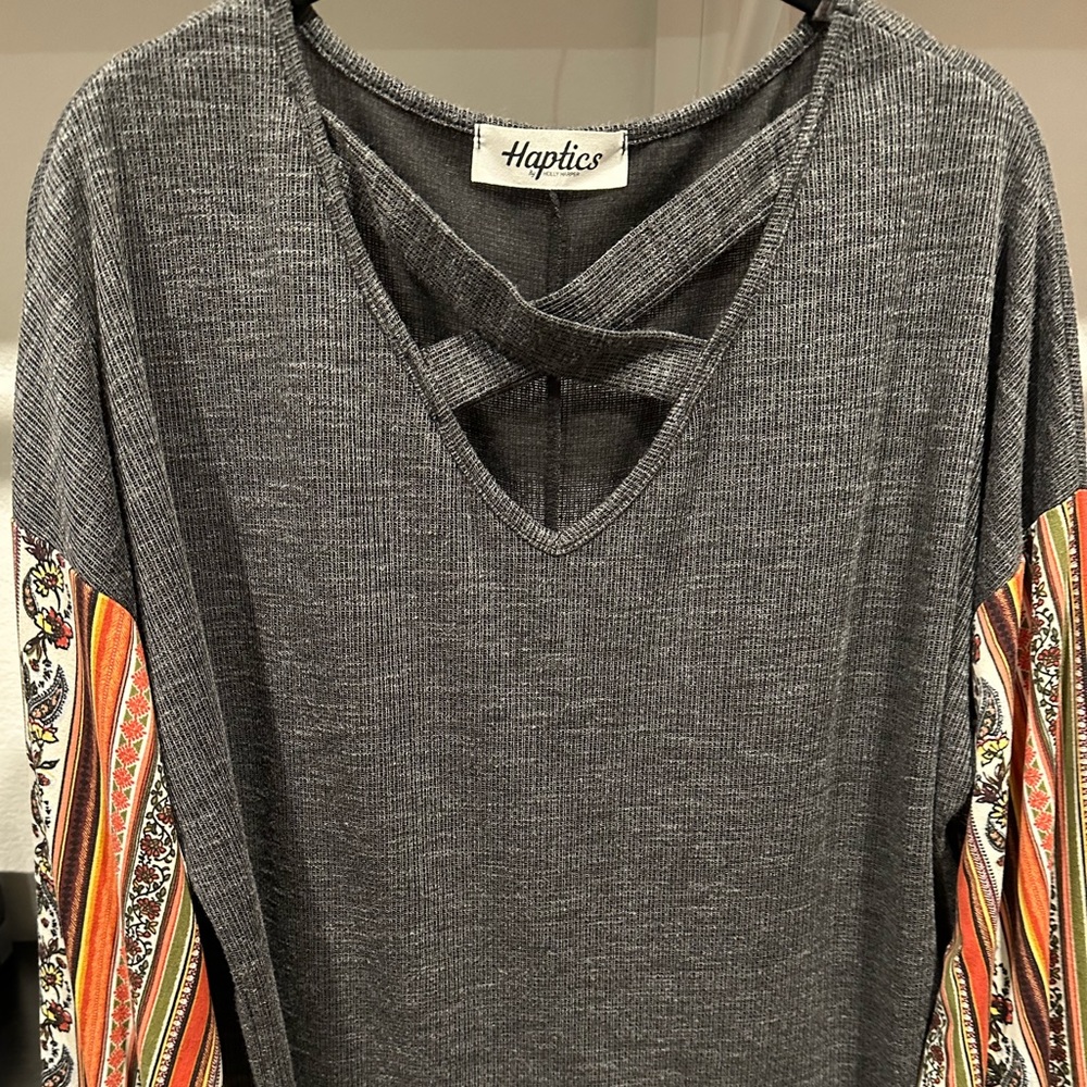 Haptics cross front top